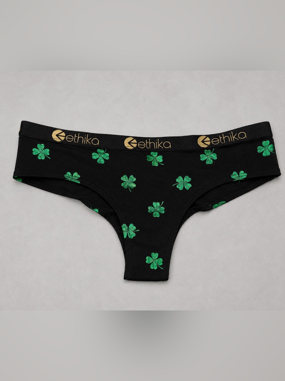 Ethika Panties Womens Cheeky Cotton Spandex Breathable Size Medium